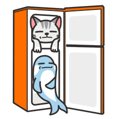 【微信贴纸】猫小爷和虎小鲸4（图ZOTAyMjY2OTY=） - 网络表情 - 站酷设计师ikutabb原创素材 - 站酷ZCOOL