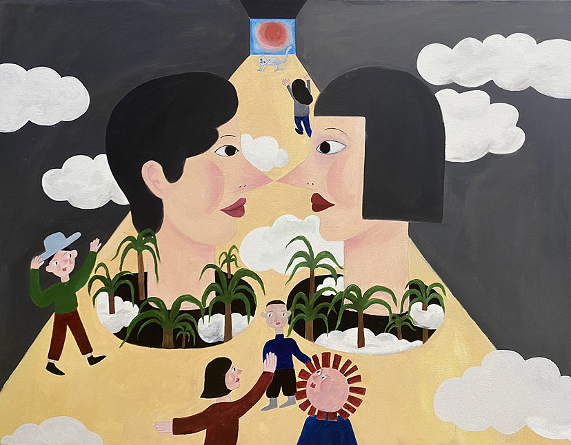 《对视》
你在想什么?<br>你,在想什么?<br>是日出?<br>是日落?<br>我们去看看就知道啦!