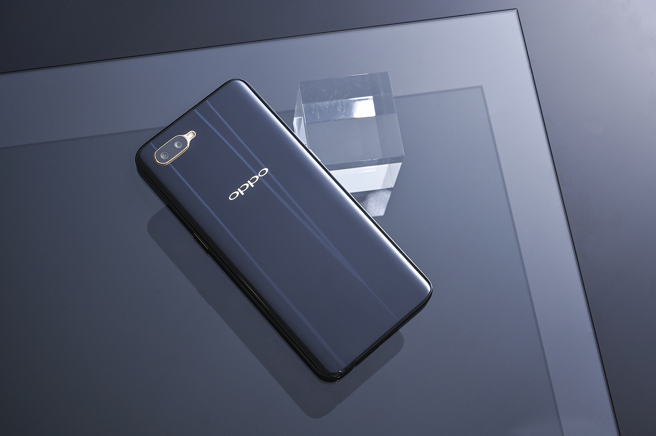 oppo k1曜石黑手机图赏