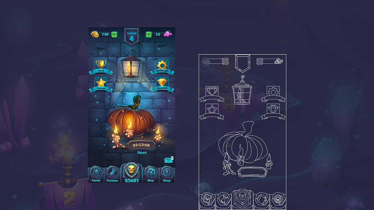 卡牌（图ZMTk4MDEwNzQ0） - 游戏UI - 站酷设计师Mo鱼原创素材 - 站酷ZCOOL