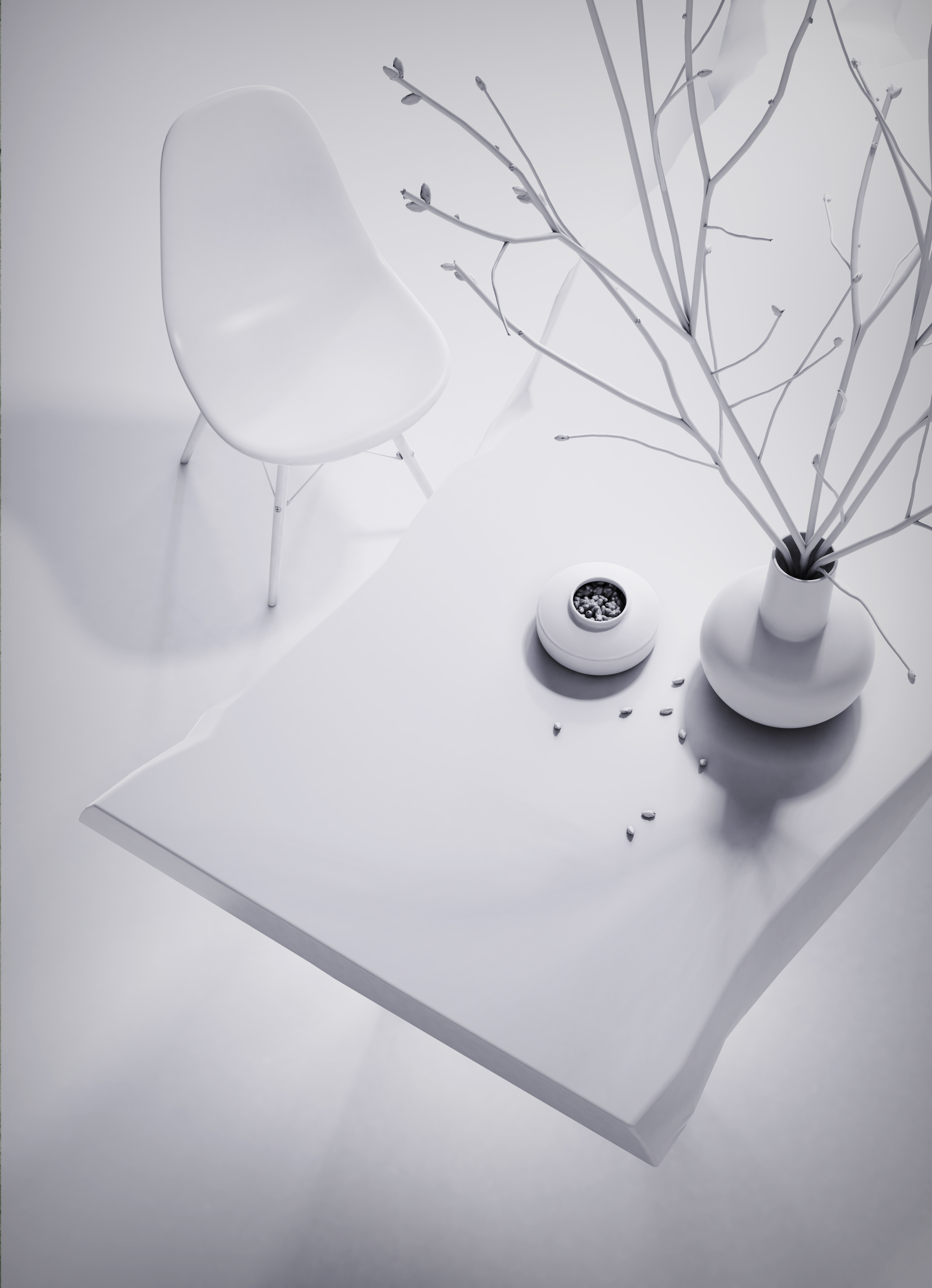 每周一练:木桌场景渲染