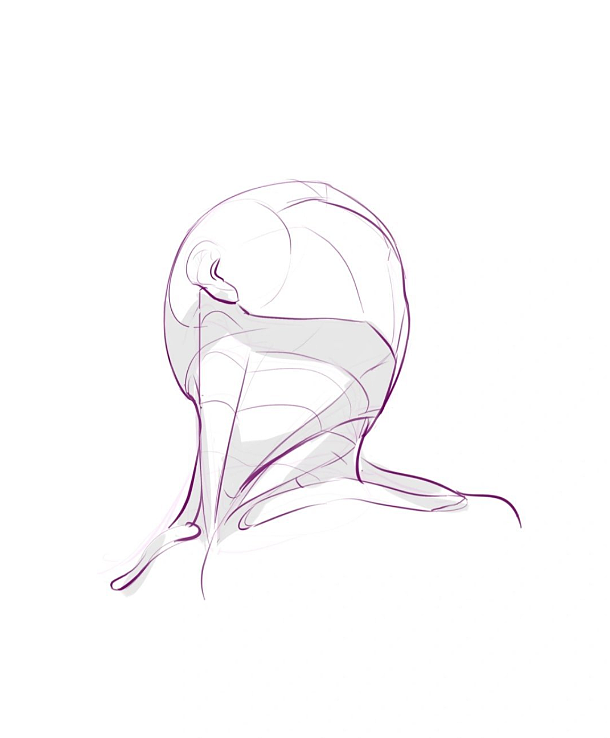 多角度脖子怎么画?
