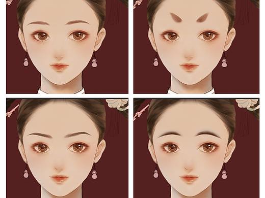 素材，教学丨古风绘制女子眉毛