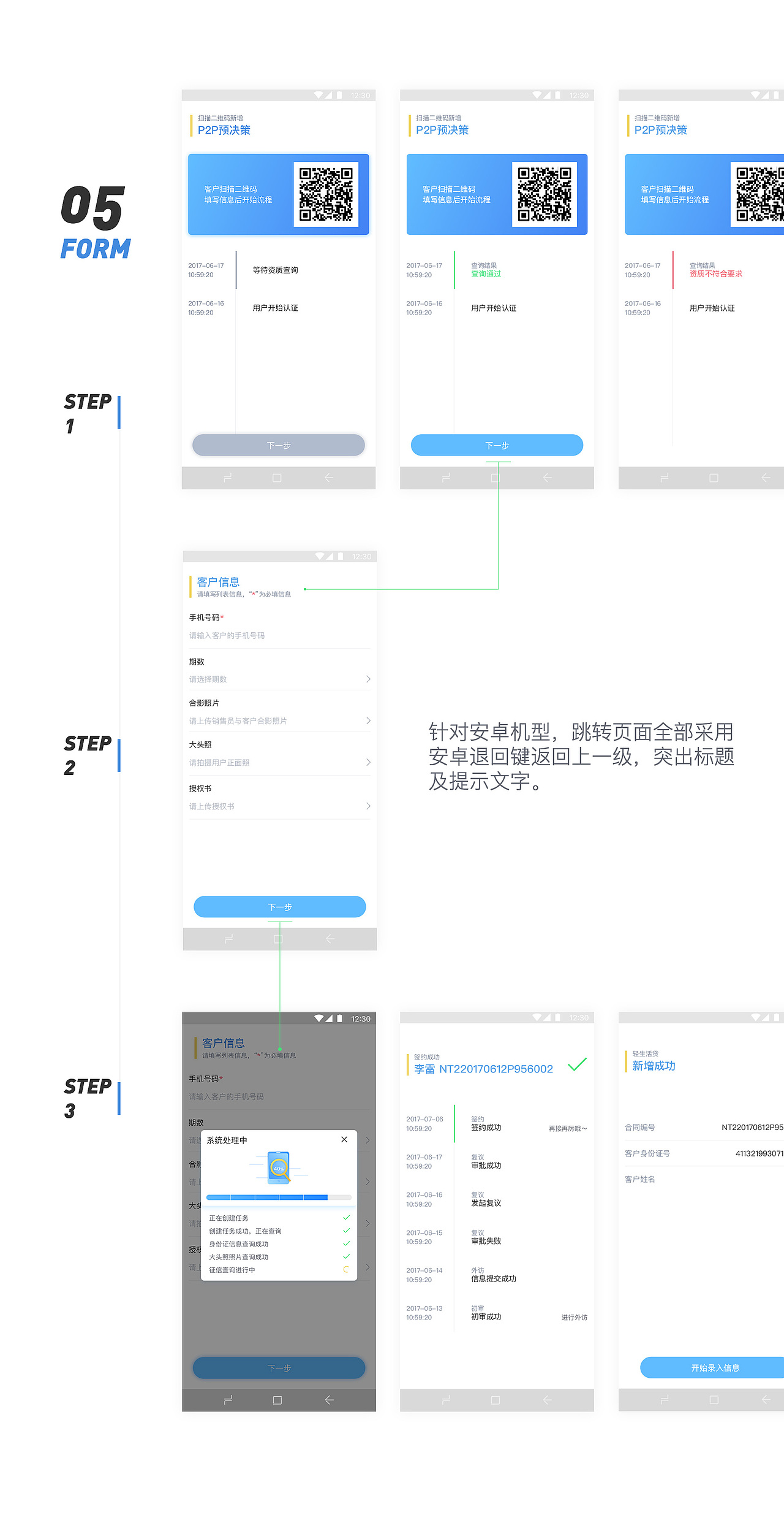 信富手贷v2.0 改版UI设计
