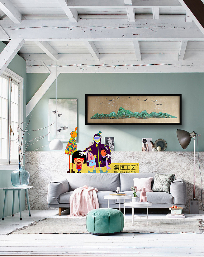 集恒工艺#实物画#装饰画#