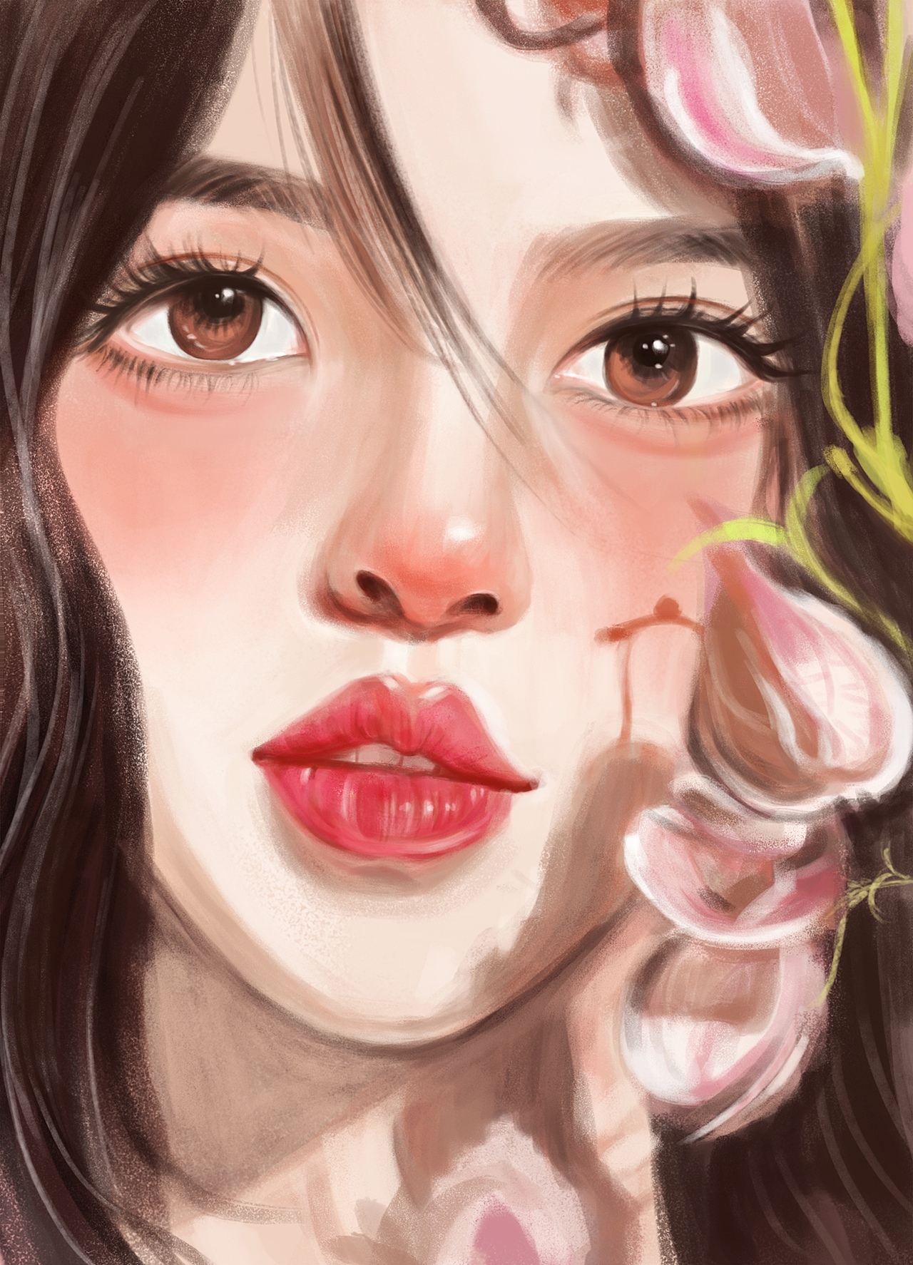 阳光下的少女手绘（图ZMjg5MjA2NjY0） - 艺术插画 - 站酷设计师鱼鱼紫玉原创素材 - 站酷ZCOOL