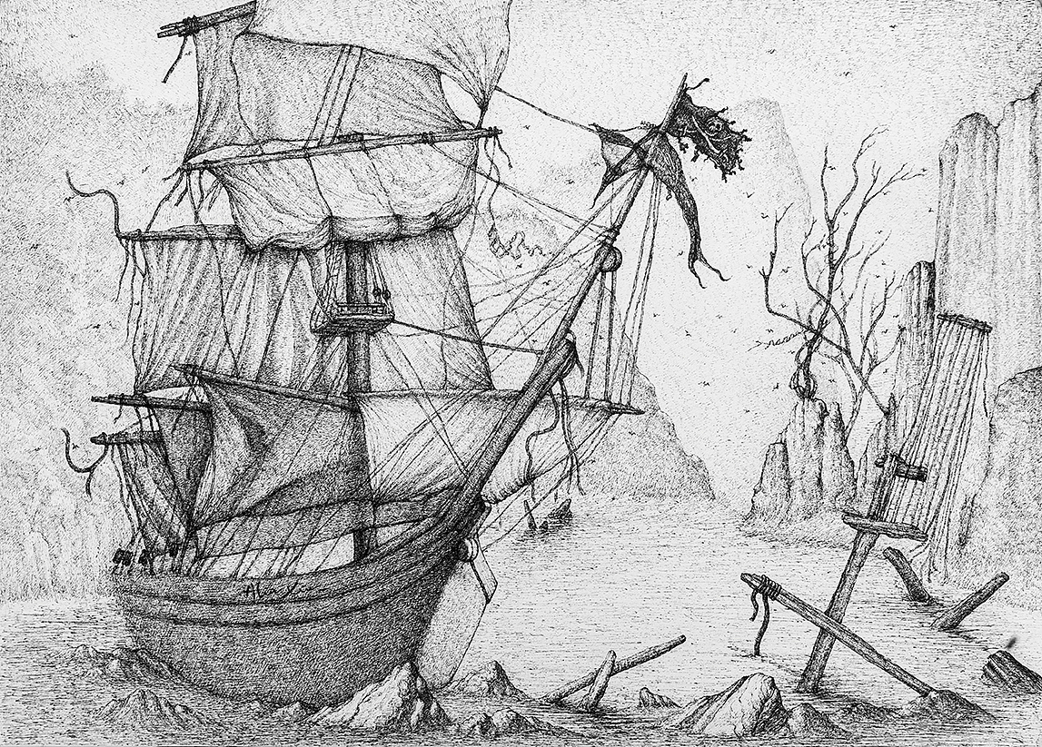 大航海系列古典硬笔画全套