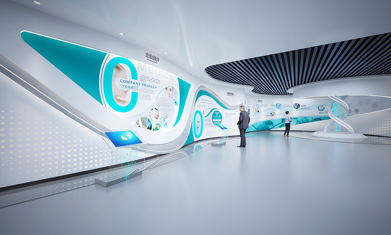 生命科技 基因医疗展厅 元宇宙展厅 人工智能展厅|空间|展陈设计|盈美