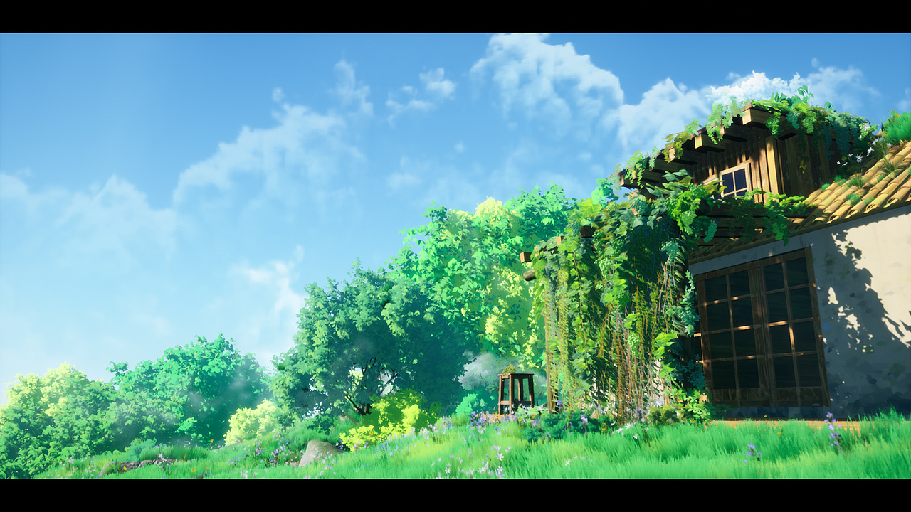 吉卜力 · 夏日小屋——UE4