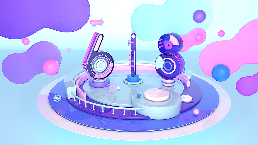 海报、C4D（图ZMTY5Njc1NTY0） - 海报 - 站酷设计师哎呦呦YOU原创素材 - 站酷ZCOOL