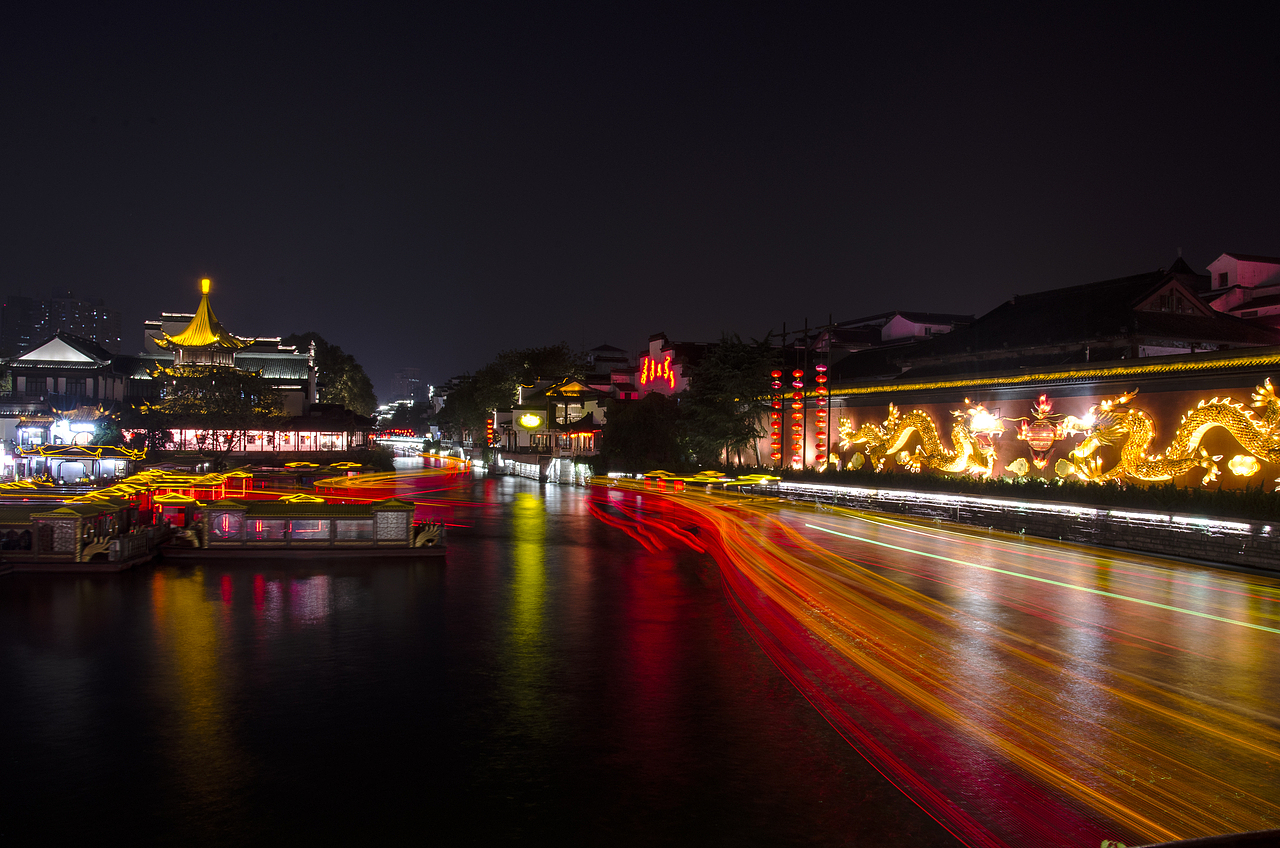 秦淮河畔（图ZMzM5MDUxMjQ=） - 风光摄影 - 站酷设计师摄影师王艺泽原创素材 - 站酷ZCOOL