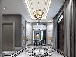 保利山庄双拼别墅装修设计图参考