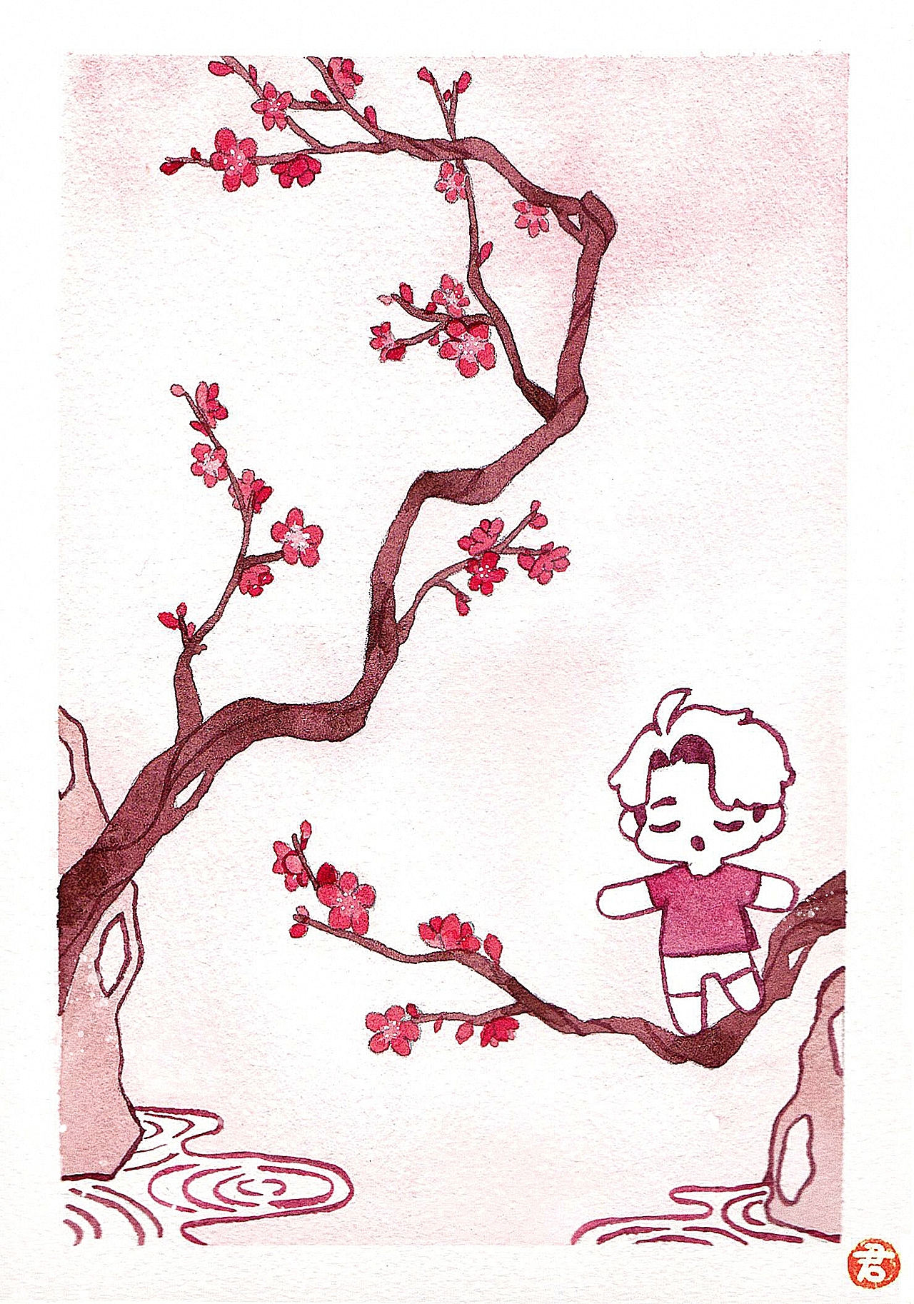 梅兰竹菊！四君子！（图ZMzA0NDg4OTU2） - 艺术插画 - 站酷设计师SUANJOHG原创素材 - 站酷ZCOOL