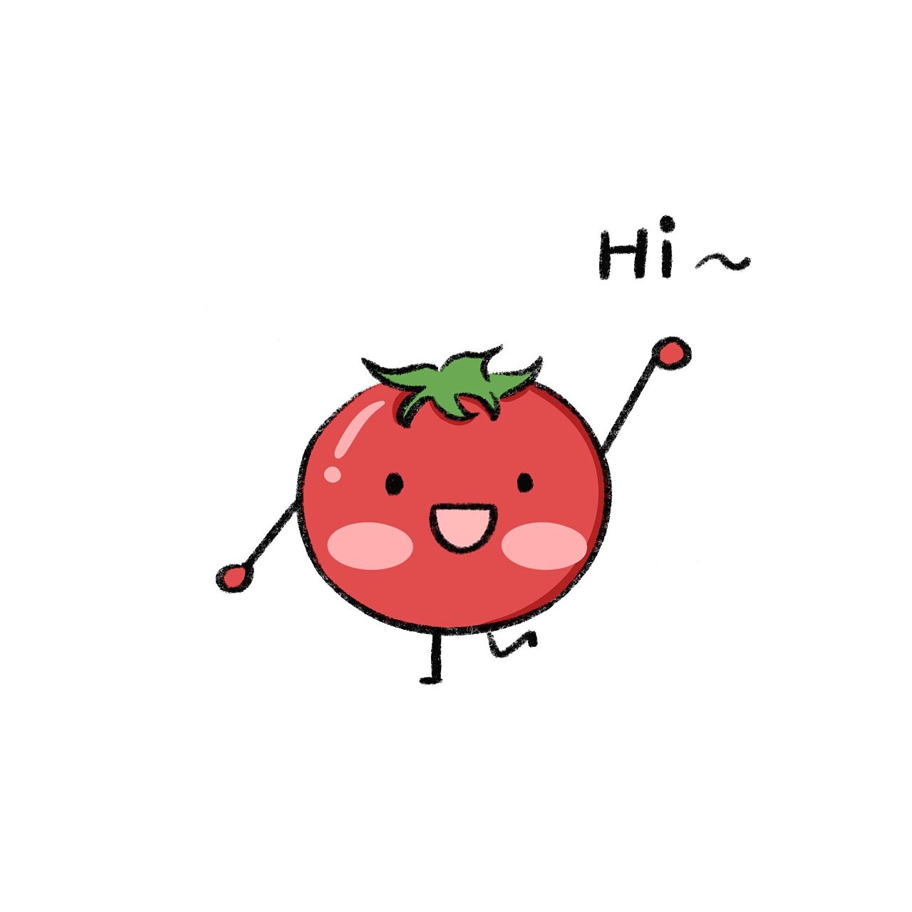 番茄君的日常表情包|动漫|网络表情|小圆圈圈oo - 原创作品 - 站酷