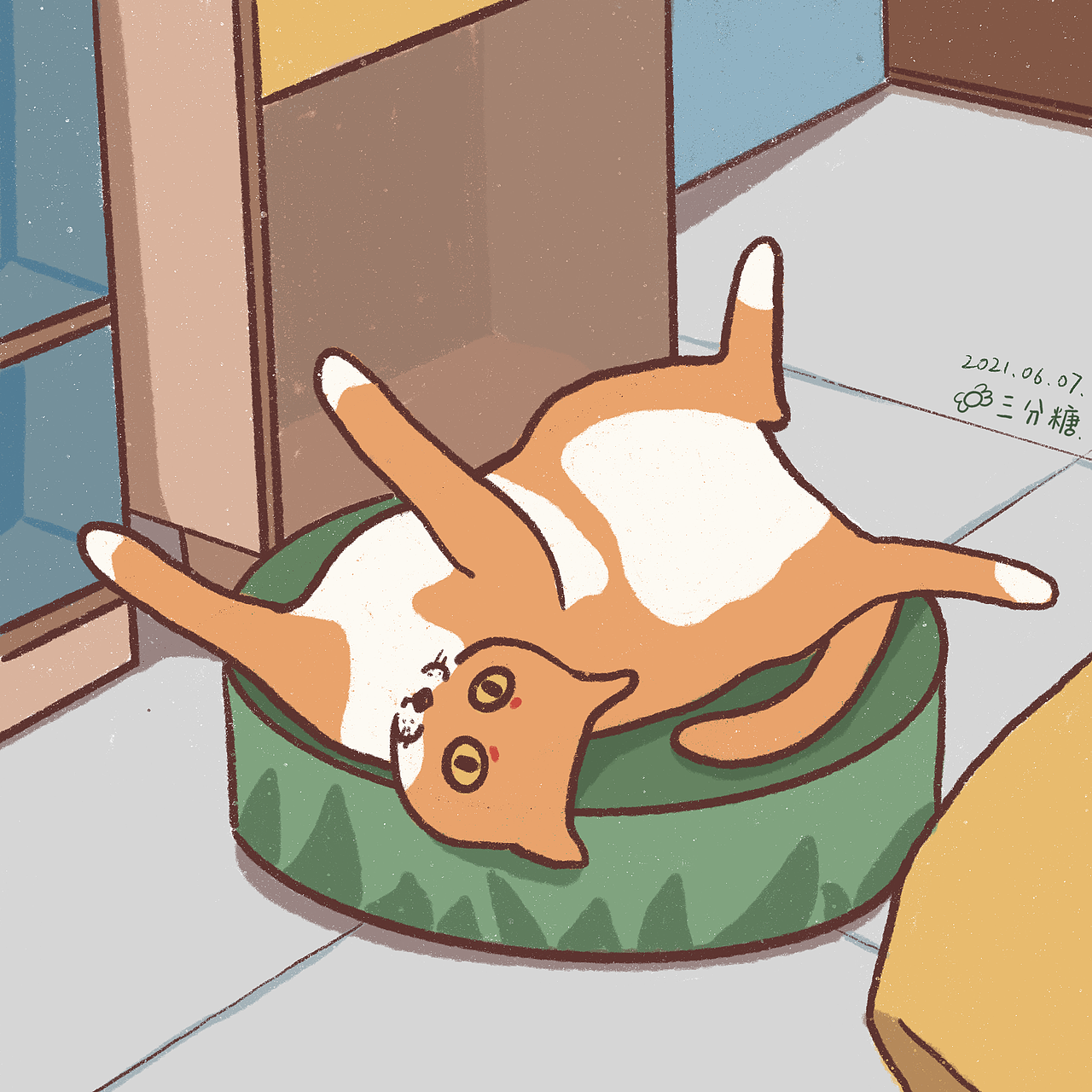 插画日常 | 小芋圆大波霸