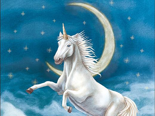 云中的独角兽（个人主页-ZNDY5MjgwNzY=） - 儿童插画 - 站酷设计师pandream原创素材 - 站酷ZCOOL