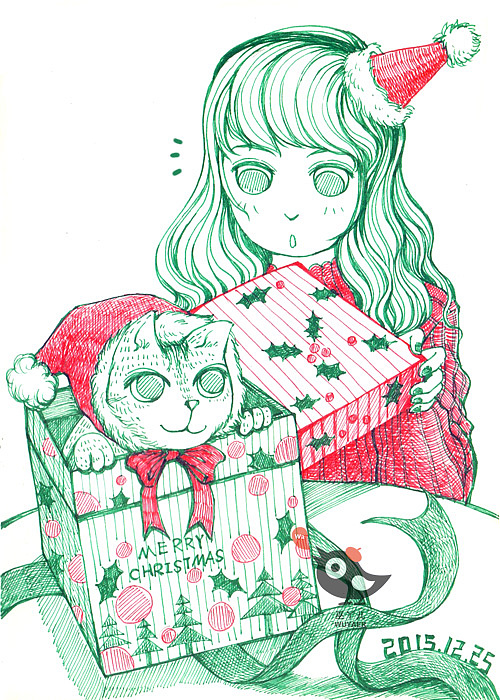 2015年 手绘稿（图ZNzIxMDkxNDQ=） - 商业插画 - 站酷设计师巫丫绘舍原创素材 - 站酷ZCOOL