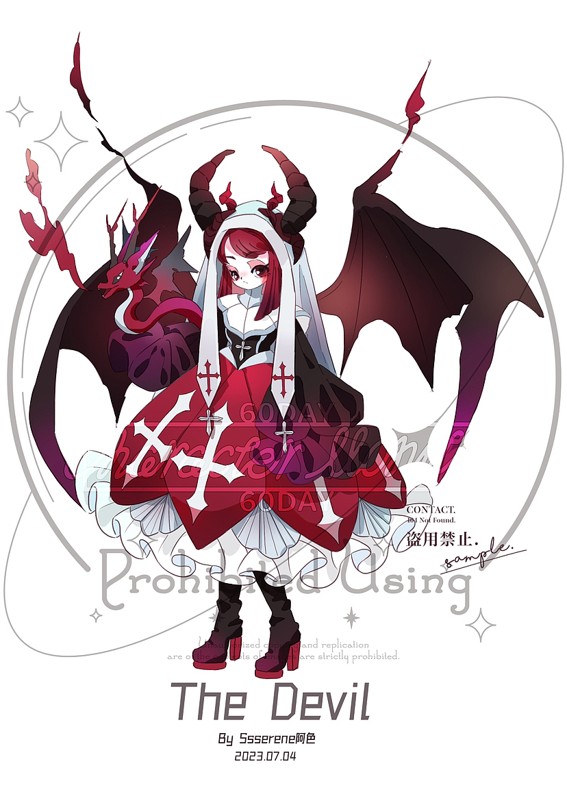 角色班长60天挑战 |第一个月（图ZMzQ3MDI0OTA4） - 概念设定 - 站酷设计师Ssserene阿色原创素材 - 站酷ZCOOL