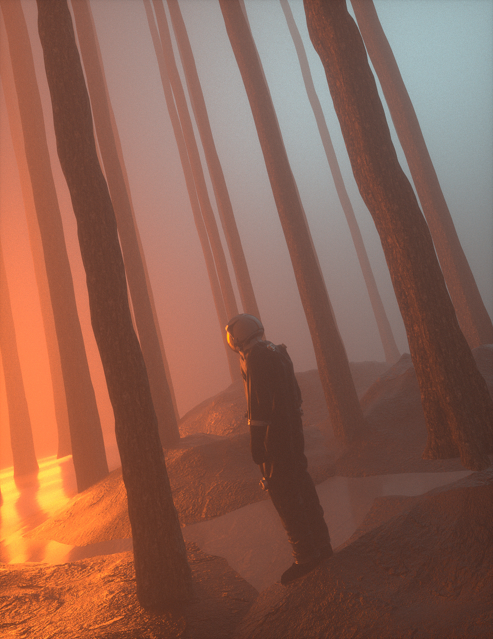 森林宇航員（圖ZMTk2NjAxNDg0） - Motion Graphic - 站酷設(shè)計(jì)師難受的鼻毛原創(chuàng)素材 - 站酷ZCOOL