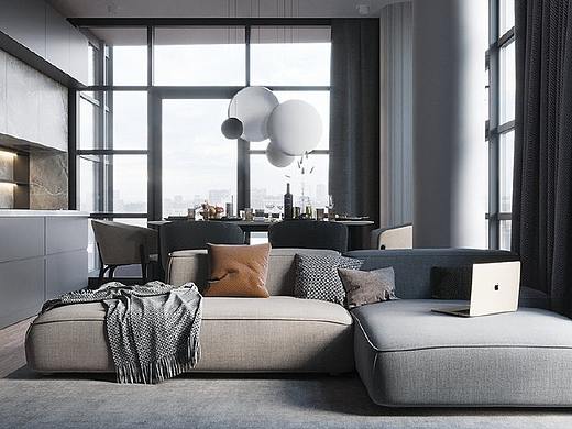 灰蓝色壁纸效果图_素材网站_图片免费下载-zcool站酷