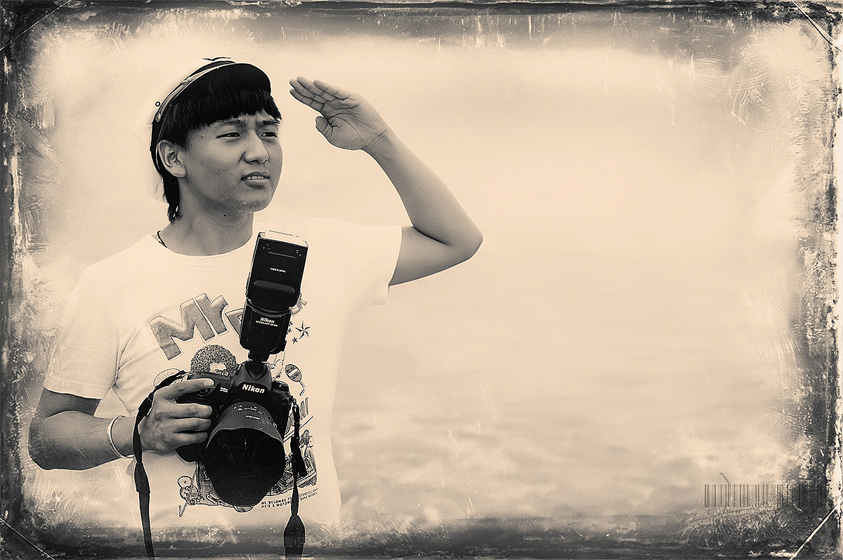 45度角仰望天空