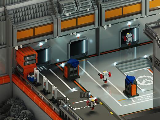 magicavoxel - 守望先锋训练靶场