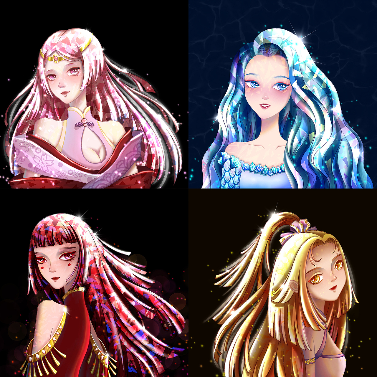 最近的一些商图和练习