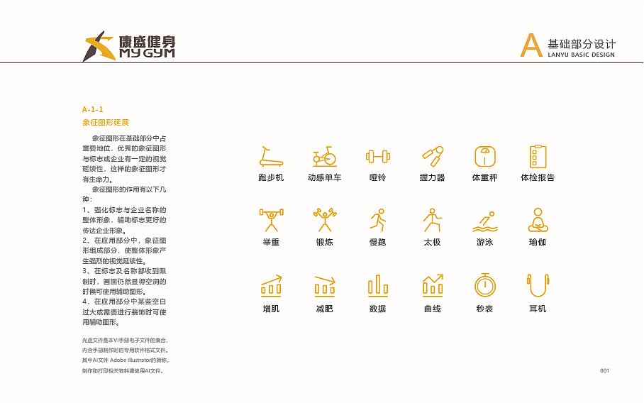 康盛健身品牌vi设计