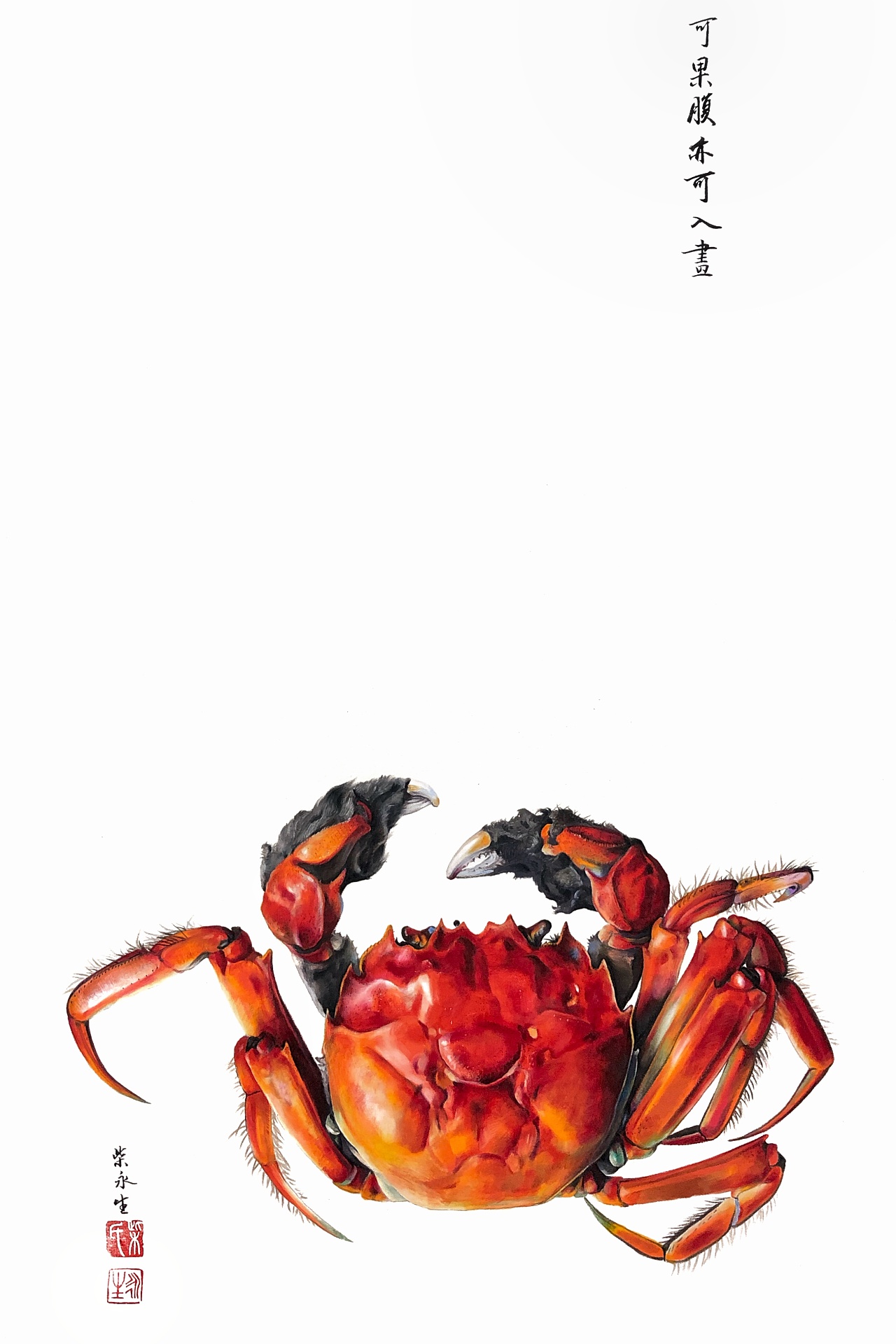 螃蟹|纯艺术|绘画|j88love - 原创作品 - 站酷 (ZCOOL)