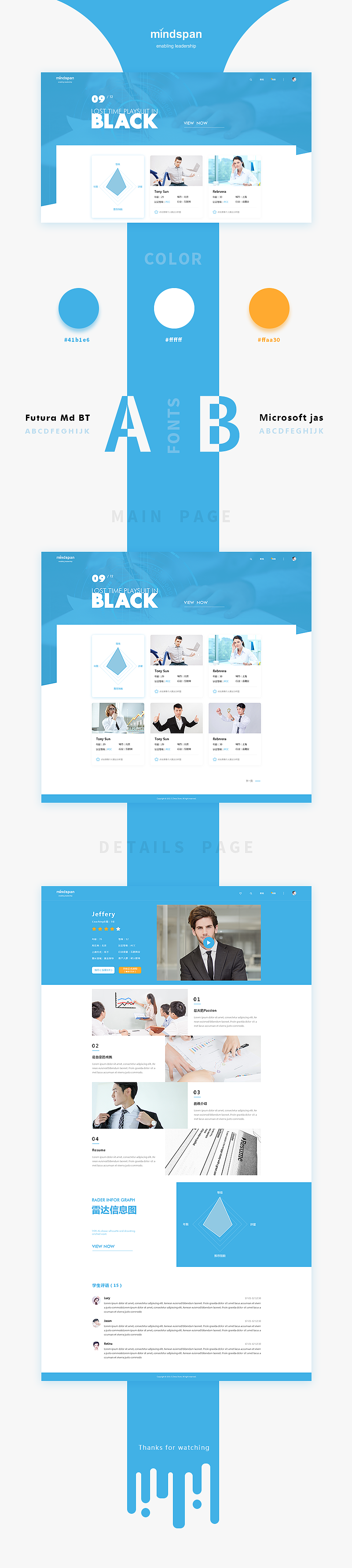 WEB DESGIN/ Mindspan（图ZNzg5ODc0ODg=） - 企业官网 - 站酷设计师huangjiawen原创素材 - 站酷ZCOOL