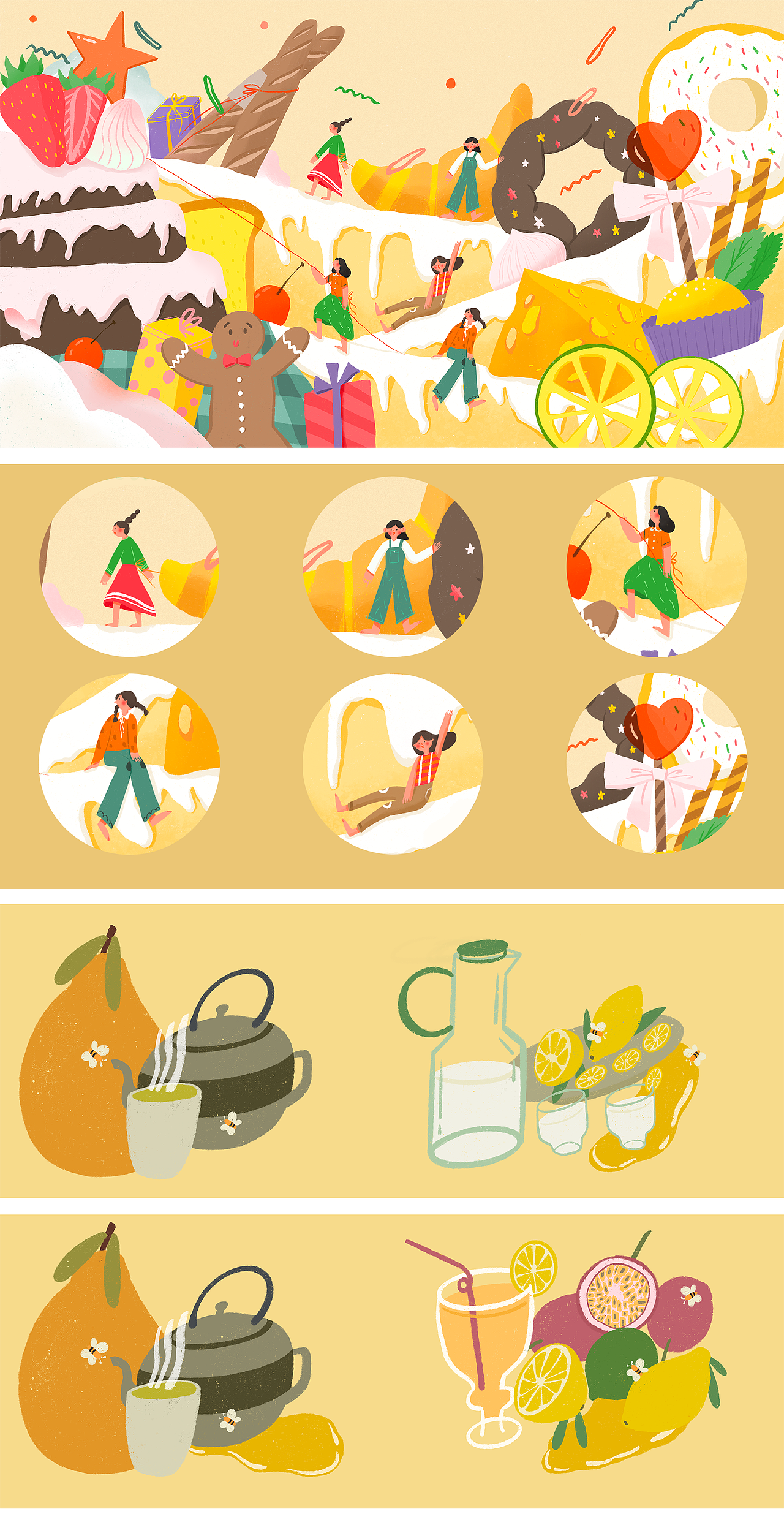 2021年插画作品集（图ZMjg2NzM0NzA4） - 商业插画 - 站酷设计师TM2019原创素材 - 站酷ZCOOL