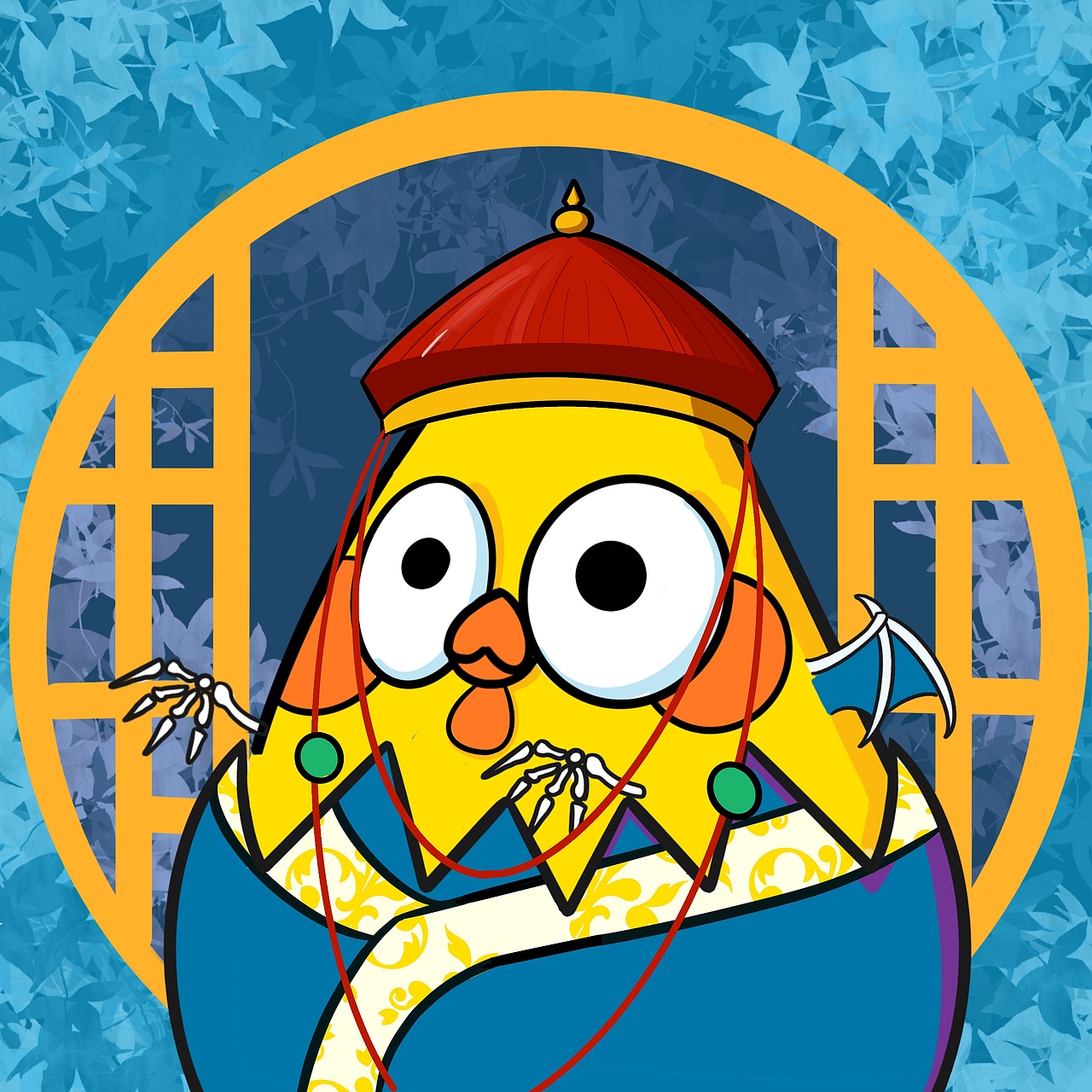 NFT系列头像时空鸡（图ZMjkxODQxMzA0） - 商业插画 - 站酷设计师大碗儿茶原创素材 - 站酷ZCOOL