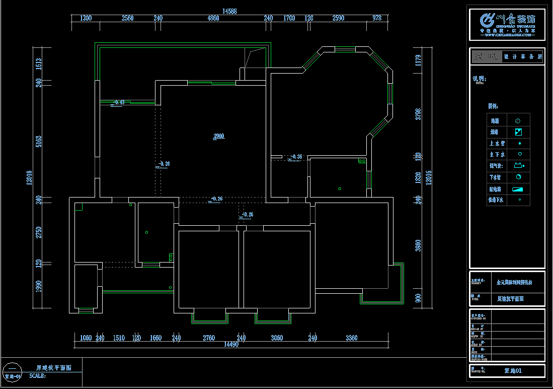 贵阳金元国际180㎡平层-现代风格装修设计案例