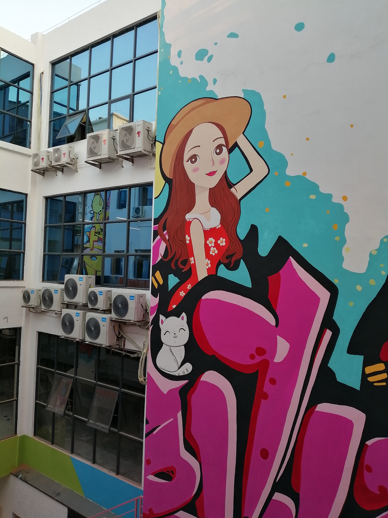 一个商场的墙绘设计施工（图ZMjA0MDExNDYw） - 绘画 - 站酷设计师墙绘设计师啊杰原创素材 - 站酷ZCOOL