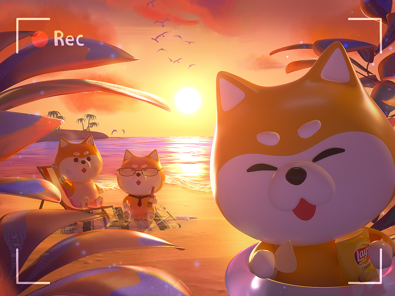 2019年8-9月C4D/Octane渲染作品（图ZMTgwNTk0OTY4） - 场景 - 站酷设计师sedryung原创素材 - 站酷ZCOOL