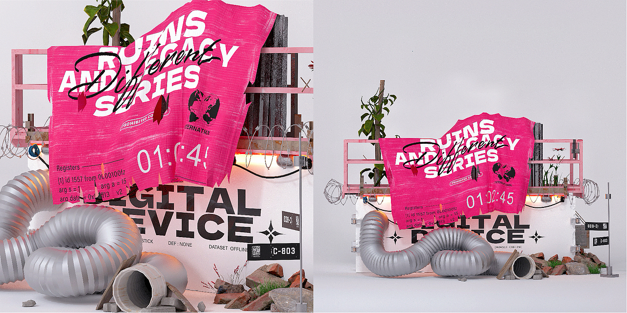 荒構系列 Ruins Structure Poster