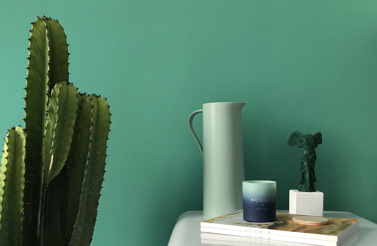 时髦墨绿+脏粉,尽显高级感