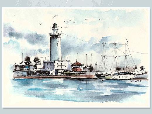 燈塔（個(gè)人主頁(yè)-ZMzE2MTIzNDA=） - 繪畫(huà) - 站酷設(shè)計(jì)師jessicaqlj原創(chuàng)素材 - 站酷ZCOOL