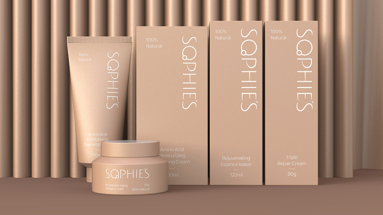 sophie's™护肤品LOGO及包装设计（图ZMjg0Njg2MjUy） - 包装 - 站酷设计师菩示熊品牌设计原创素材 - 站酷ZCOOL