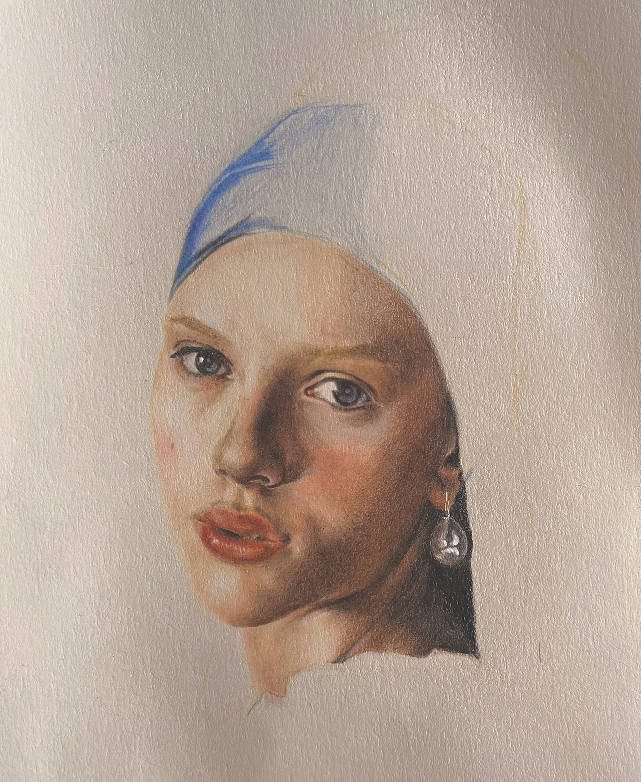 戴珍珠耳环的少女（图ZMjkxNTMxNTc2） - 绘画 - 站酷设计师DulcineaM原创素材 - 站酷ZCOOL