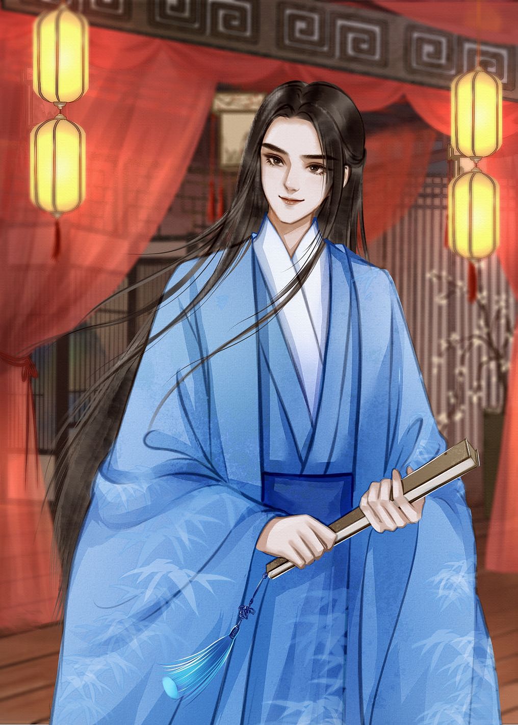 青楼系列人物插图,外加一张主题海报