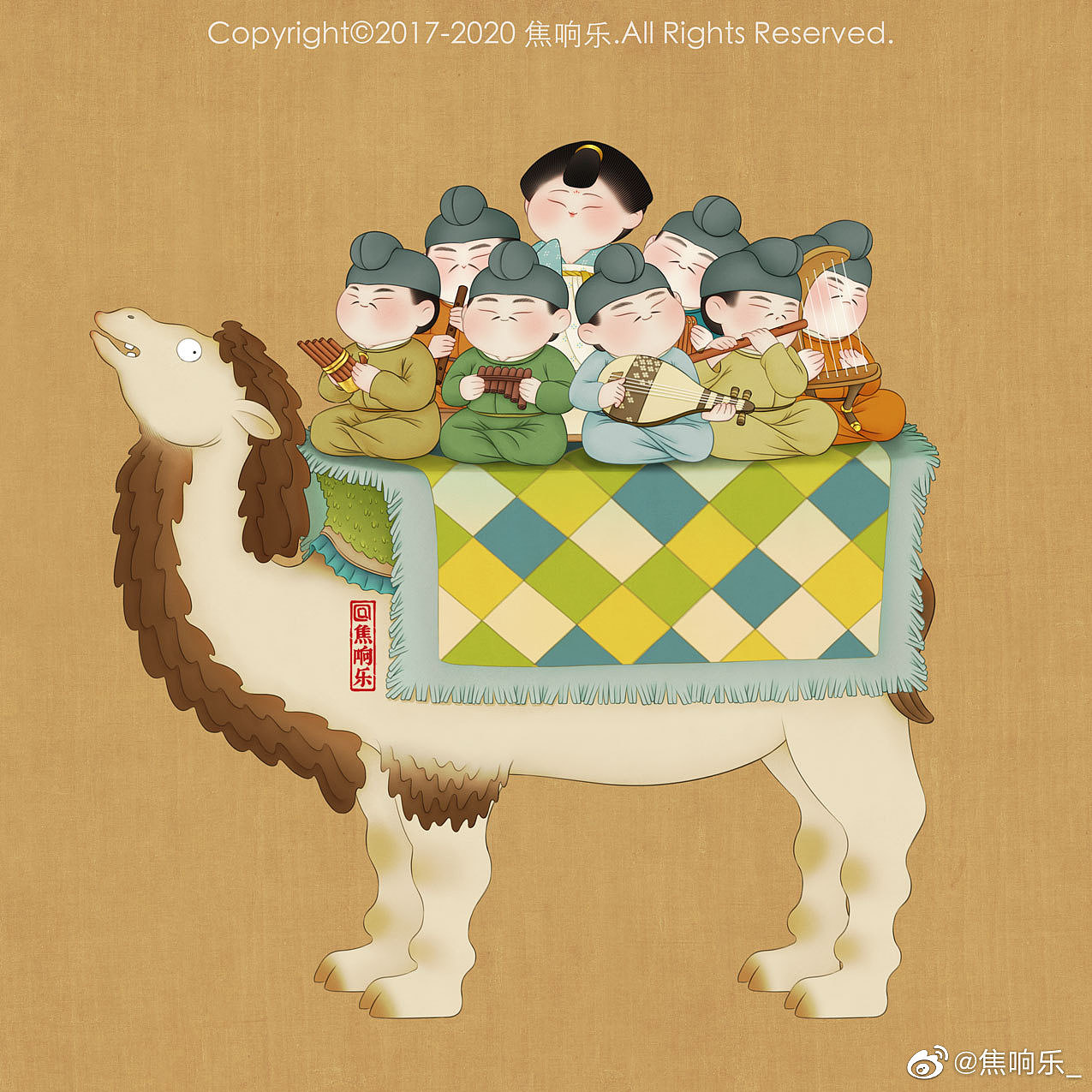 飞天系列+唐仕女系列（2020年第二季度总结）（图ZMjIxNzU4MzY4） - 创作习作 - 站酷设计师焦响乐原创素材 - 站酷ZCOOL