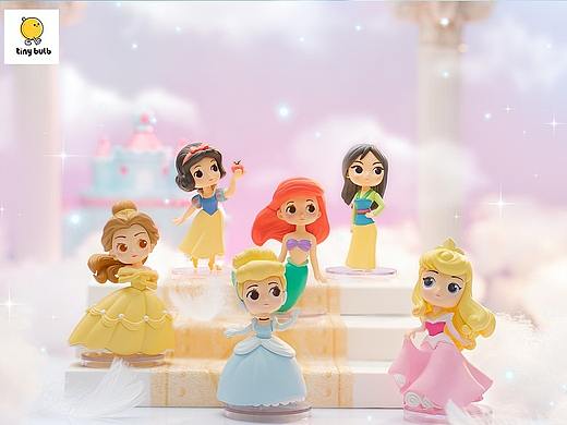 潮玩摄影｜名创优品迪士尼公主系列 盲盒拍摄