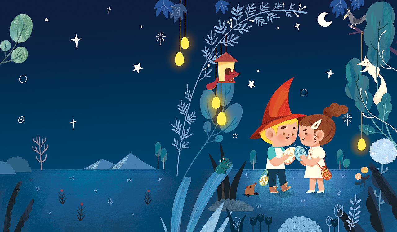 端午节儿童插画封面~（图ZMjI1MDUzNTQ0） - 儿童插画 - 站酷设计师梦寐原创素材 - 站酷ZCOOL