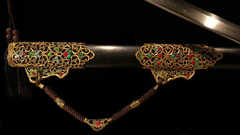 黑檀木镂空唐刀（图ZMTgzMDkwMDI0） - 其他手工艺 - 站酷设计师林微w原创素材 - 站酷ZCOOL