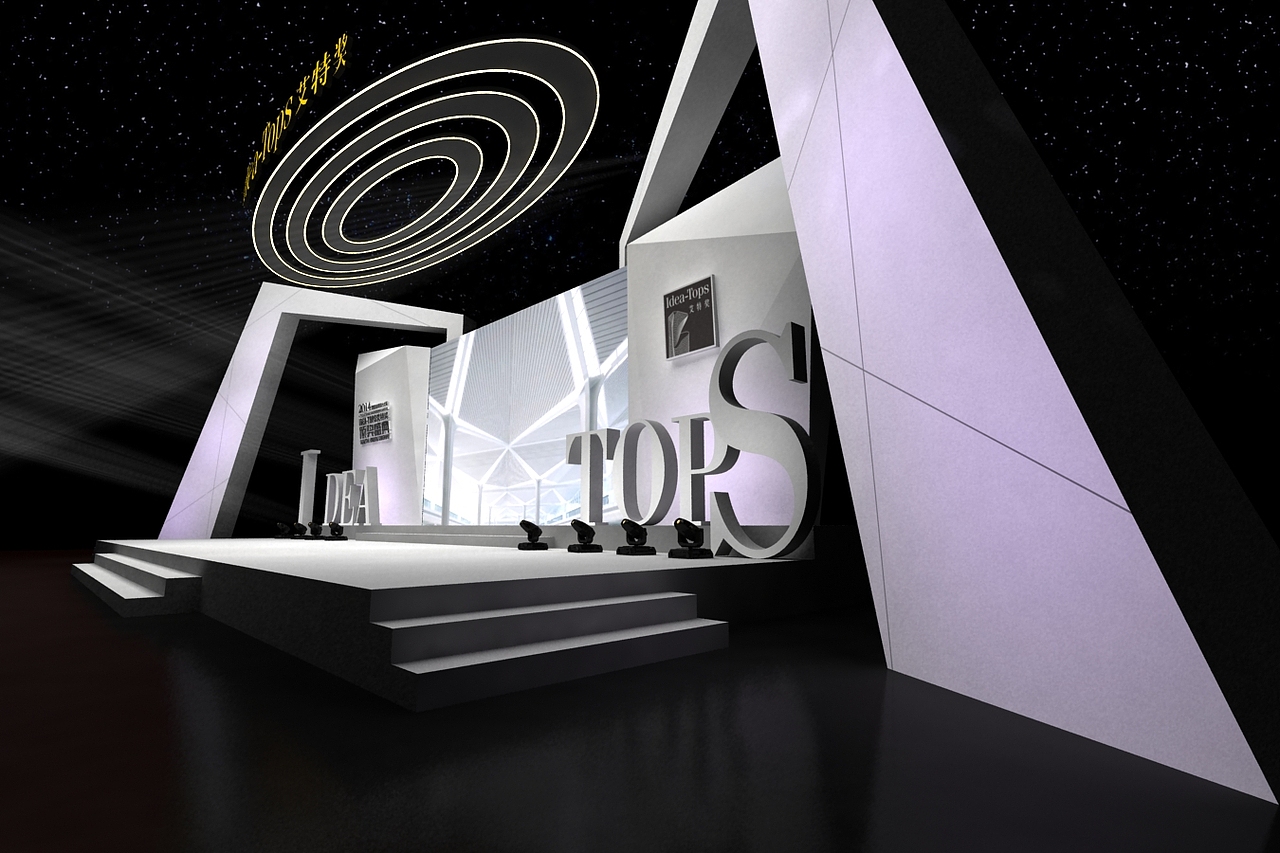 2014艾特獎(jiǎng)?lì)C獎(jiǎng)盛典 舞美設(shè)計(jì)稿（圖ZMzA3MzUyMzI=） - 其他三維 - 站酷設(shè)計(jì)師Davis1921原創(chuàng)素材 - 站酷ZCOOL