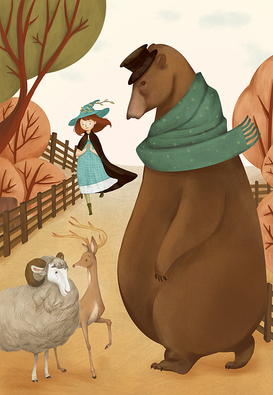 《有颜色有甜味的风》（图ZMTk3Njc5MTI4） - 儿童插画 - 站酷设计师布莱克插画工作室原创素材 - 站酷ZCOOL