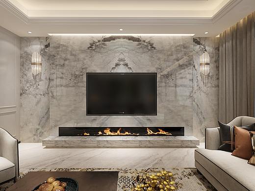 重庆别墅设计|龙湖舜山府|轻奢风格|设计师张美容