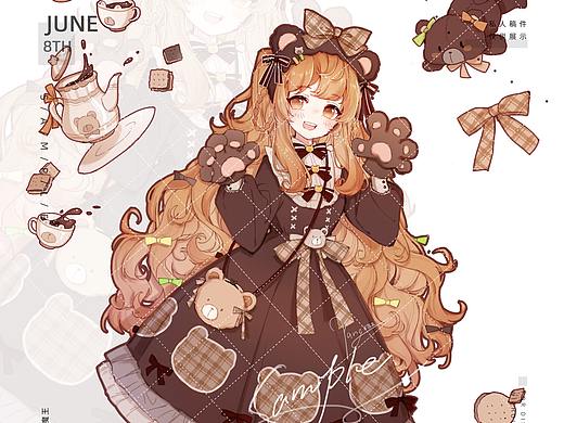 胶带纸稿-lolita动物