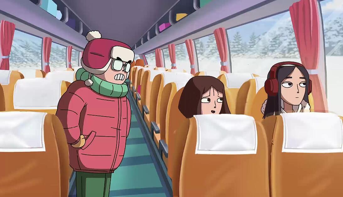 看见自己喜欢的人和别的女生坐在一起，你是什么感受（图ZMTIxNzg5NDIw） - 动画片 - 站酷设计师鱼肚白动画原创素材 - 站酷ZCOOL